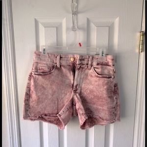 High Rise Midi Shorts